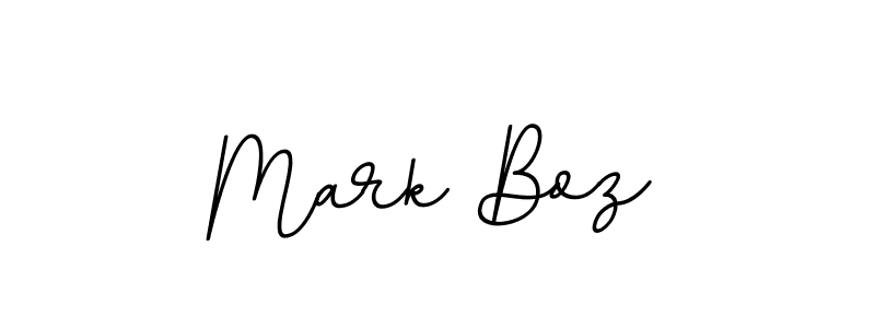 Create a beautiful signature design for name Mark Boz. With this signature (BallpointsItalic-DORy9) fonts, you can make a handwritten signature for free. Mark Boz signature style 11 images and pictures png