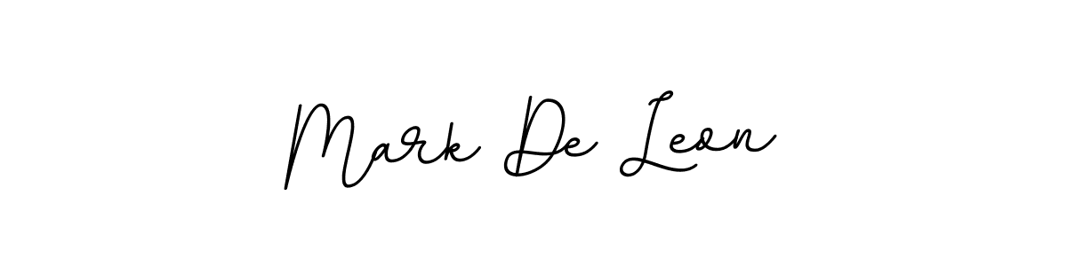 Make a beautiful signature design for name Mark De Leon. With this signature (BallpointsItalic-DORy9) style, you can create a handwritten signature for free. Mark De Leon signature style 11 images and pictures png