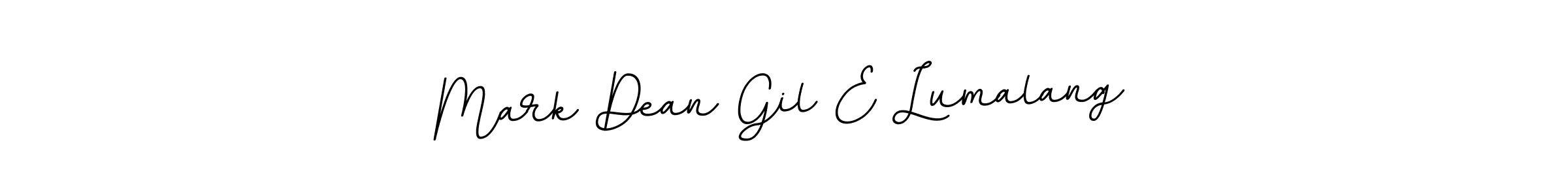 Create a beautiful signature design for name Mark Dean Gil E Lumalang. With this signature (BallpointsItalic-DORy9) fonts, you can make a handwritten signature for free. Mark Dean Gil E Lumalang signature style 11 images and pictures png