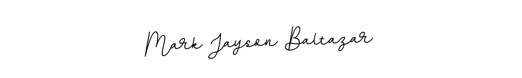 Mark Jayson Baltazar stylish signature style. Best Handwritten Sign (BallpointsItalic-DORy9) for my name. Handwritten Signature Collection Ideas for my name Mark Jayson Baltazar. Mark Jayson Baltazar signature style 11 images and pictures png