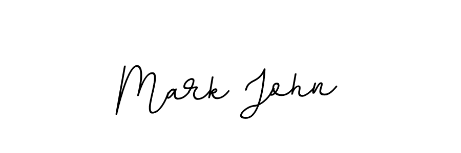 Design your own signature with our free online signature maker. With this signature software, you can create a handwritten (BallpointsItalic-DORy9) signature for name Mark John. Mark John signature style 11 images and pictures png