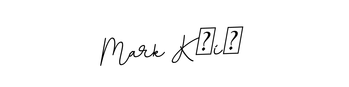 Mark Kříž stylish signature style. Best Handwritten Sign (BallpointsItalic-DORy9) for my name. Handwritten Signature Collection Ideas for my name Mark Kříž. Mark Kříž signature style 11 images and pictures png