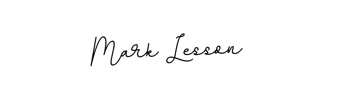 Mark Lesson stylish signature style. Best Handwritten Sign (BallpointsItalic-DORy9) for my name. Handwritten Signature Collection Ideas for my name Mark Lesson. Mark Lesson signature style 11 images and pictures png