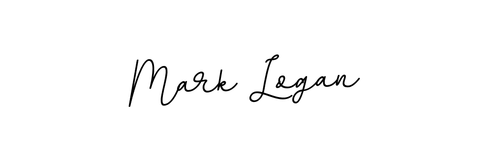 How to make Mark Logan name signature. Use BallpointsItalic-DORy9 style for creating short signs online. This is the latest handwritten sign. Mark Logan signature style 11 images and pictures png