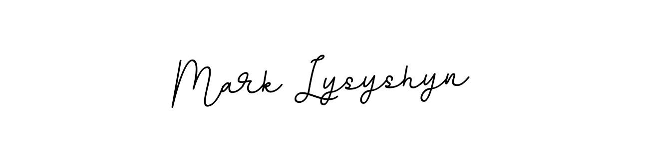 if you are searching for the best signature style for your name Mark Lysyshyn. so please give up your signature search. here we have designed multiple signature styles  using BallpointsItalic-DORy9. Mark Lysyshyn signature style 11 images and pictures png