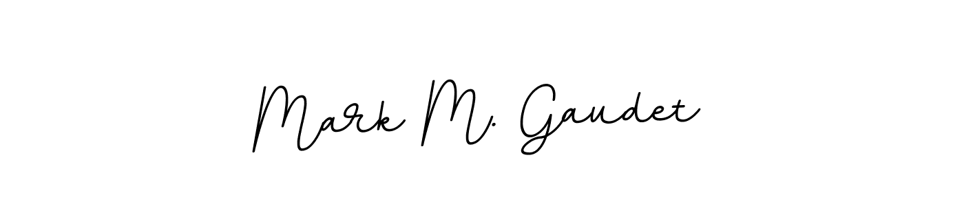 This is the best signature style for the Mark M. Gaudet name. Also you like these signature font (BallpointsItalic-DORy9). Mix name signature. Mark M. Gaudet signature style 11 images and pictures png