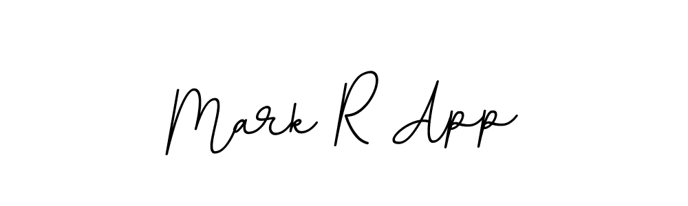 How to Draw Mark R App signature style? BallpointsItalic-DORy9 is a latest design signature styles for name Mark R App. Mark R App signature style 11 images and pictures png