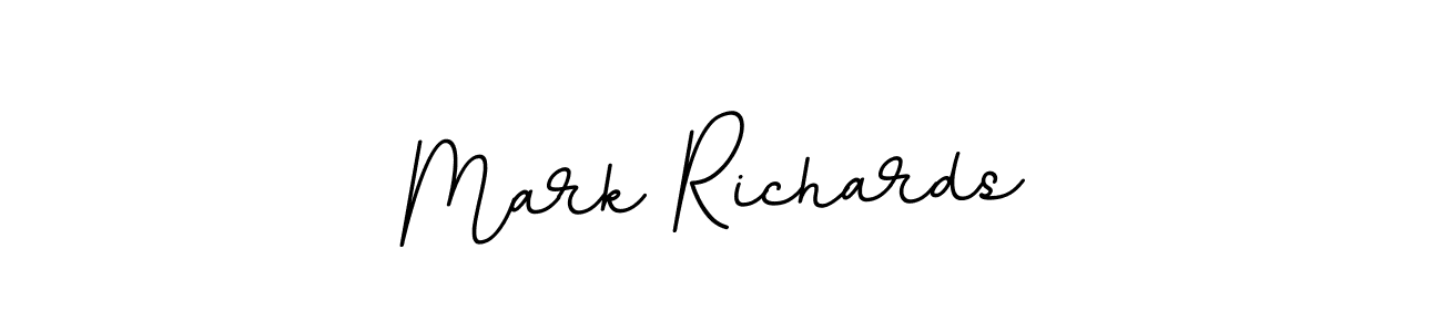 Use a signature maker to create a handwritten signature online. With this signature software, you can design (BallpointsItalic-DORy9) your own signature for name Mark Richards. Mark Richards signature style 11 images and pictures png