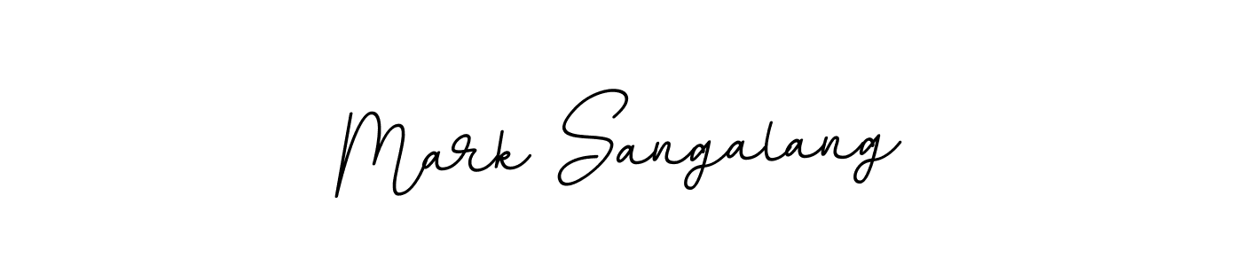 if you are searching for the best signature style for your name Mark Sangalang. so please give up your signature search. here we have designed multiple signature styles  using BallpointsItalic-DORy9. Mark Sangalang signature style 11 images and pictures png