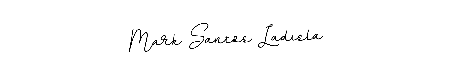 How to make Mark Santos Ladisla name signature. Use BallpointsItalic-DORy9 style for creating short signs online. This is the latest handwritten sign. Mark Santos Ladisla signature style 11 images and pictures png