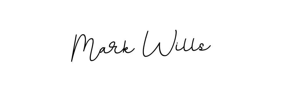 Use a signature maker to create a handwritten signature online. With this signature software, you can design (BallpointsItalic-DORy9) your own signature for name Mark Wills. Mark Wills signature style 11 images and pictures png