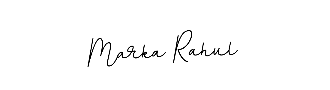 Design your own signature with our free online signature maker. With this signature software, you can create a handwritten (BallpointsItalic-DORy9) signature for name Marka Rahul. Marka Rahul signature style 11 images and pictures png