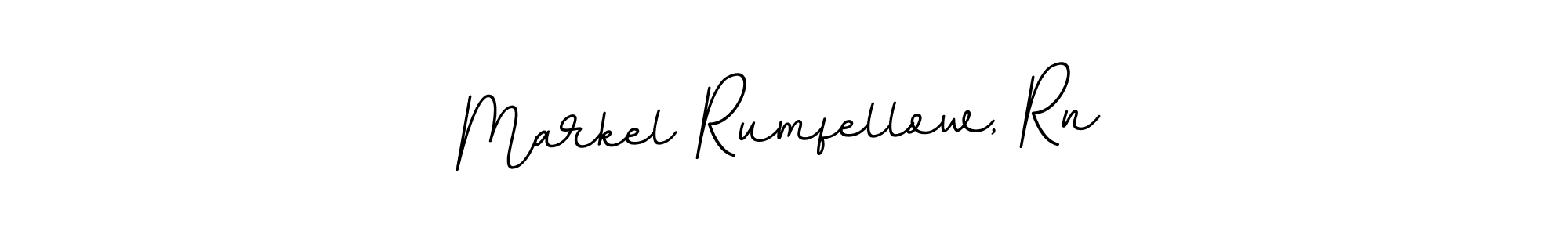 How to make Markel Rumfellow, Rn signature? BallpointsItalic-DORy9 is a professional autograph style. Create handwritten signature for Markel Rumfellow, Rn name. Markel Rumfellow, Rn signature style 11 images and pictures png