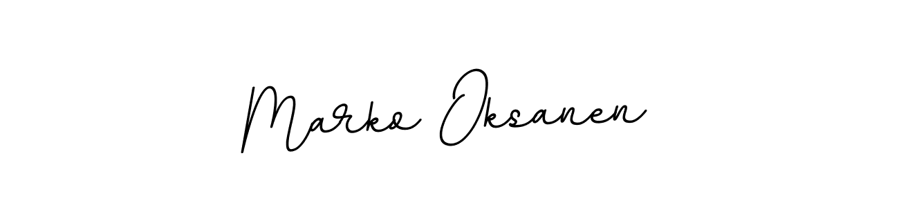 The best way (BallpointsItalic-DORy9) to make a short signature is to pick only two or three words in your name. The name Marko Oksanen include a total of six letters. For converting this name. Marko Oksanen signature style 11 images and pictures png