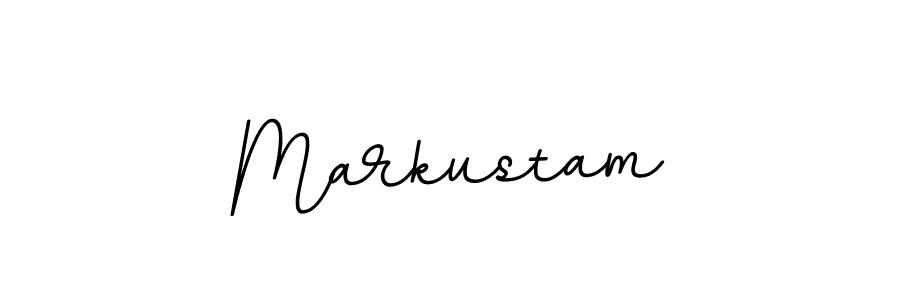 Create a beautiful signature design for name Markustam. With this signature (BallpointsItalic-DORy9) fonts, you can make a handwritten signature for free. Markustam signature style 11 images and pictures png
