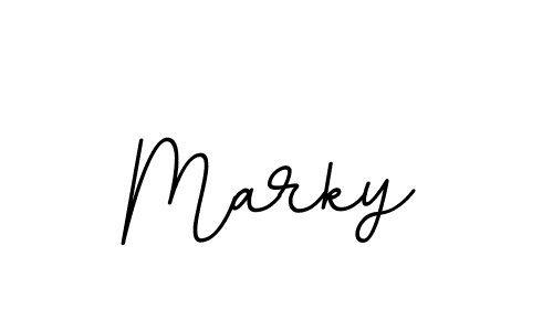 Create a beautiful signature design for name Marky. With this signature (BallpointsItalic-DORy9) fonts, you can make a handwritten signature for free. Marky signature style 11 images and pictures png