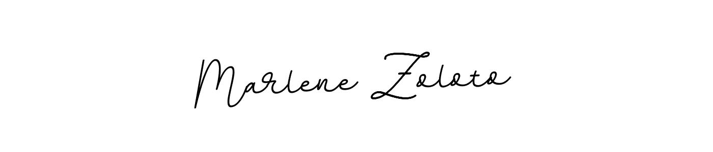 How to make Marlene Zoloto name signature. Use BallpointsItalic-DORy9 style for creating short signs online. This is the latest handwritten sign. Marlene Zoloto signature style 11 images and pictures png