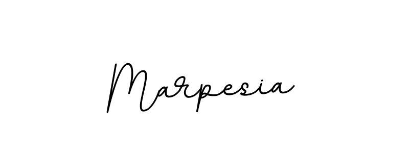 Use a signature maker to create a handwritten signature online. With this signature software, you can design (BallpointsItalic-DORy9) your own signature for name Marpesia. Marpesia signature style 11 images and pictures png