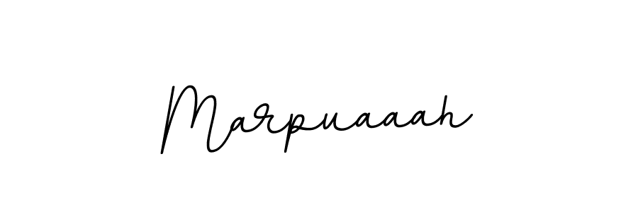 Use a signature maker to create a handwritten signature online. With this signature software, you can design (BallpointsItalic-DORy9) your own signature for name Marpuaaah. Marpuaaah signature style 11 images and pictures png