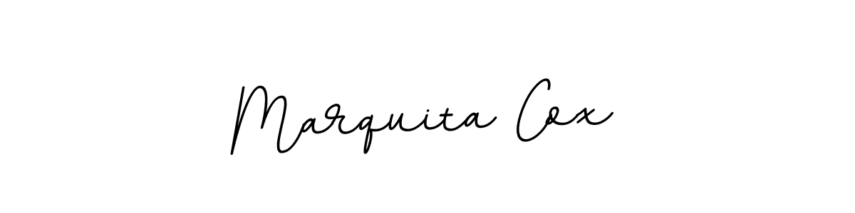 Make a beautiful signature design for name Marquita Cox. With this signature (BallpointsItalic-DORy9) style, you can create a handwritten signature for free. Marquita Cox signature style 11 images and pictures png