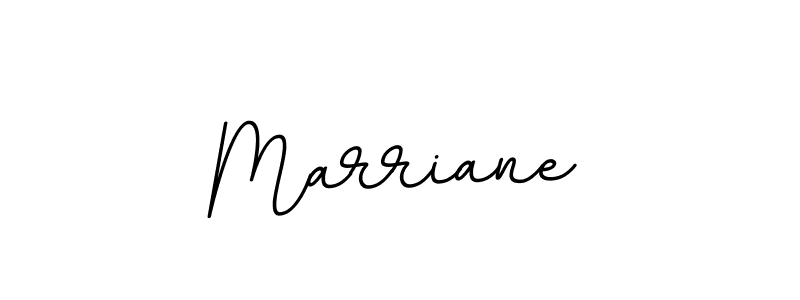 The best way (BallpointsItalic-DORy9) to make a short signature is to pick only two or three words in your name. The name Marriane include a total of six letters. For converting this name. Marriane signature style 11 images and pictures png