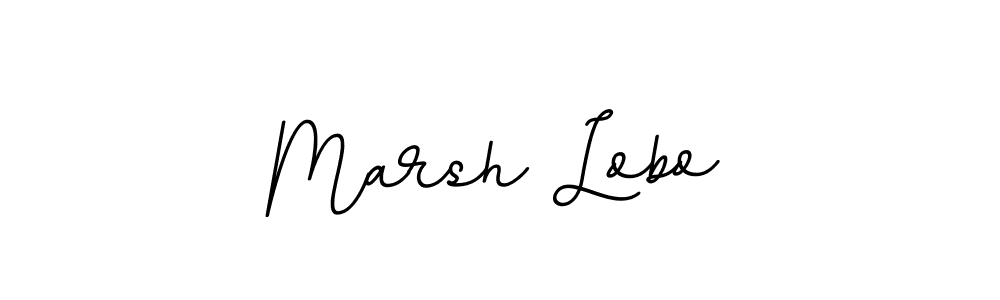 You should practise on your own different ways (BallpointsItalic-DORy9) to write your name (Marsh Lobo) in signature. don't let someone else do it for you. Marsh Lobo signature style 11 images and pictures png