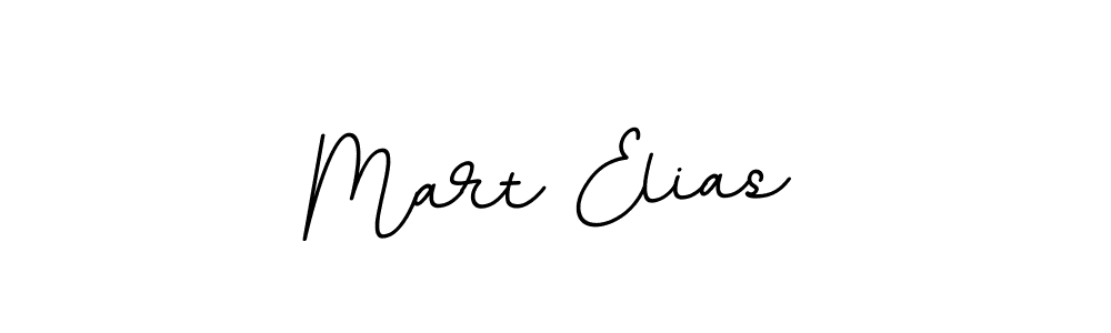 Design your own signature with our free online signature maker. With this signature software, you can create a handwritten (BallpointsItalic-DORy9) signature for name Mart Elias. Mart Elias signature style 11 images and pictures png