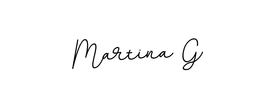 Create a beautiful signature design for name Martina G. With this signature (BallpointsItalic-DORy9) fonts, you can make a handwritten signature for free. Martina G signature style 11 images and pictures png