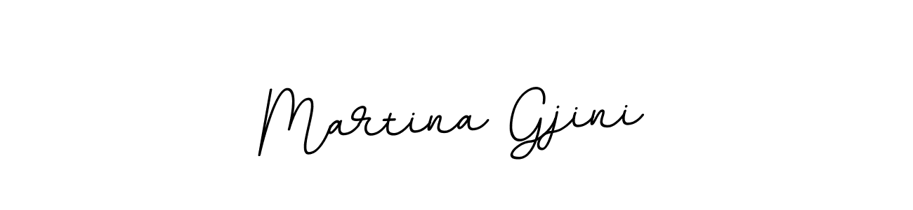 Make a beautiful signature design for name Martina Gjini. With this signature (BallpointsItalic-DORy9) style, you can create a handwritten signature for free. Martina Gjini signature style 11 images and pictures png