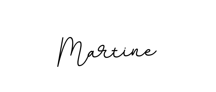 Make a beautiful signature design for name Martine. With this signature (BallpointsItalic-DORy9) style, you can create a handwritten signature for free. Martine signature style 11 images and pictures png
