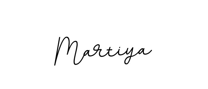 Make a beautiful signature design for name Martiya. With this signature (BallpointsItalic-DORy9) style, you can create a handwritten signature for free. Martiya signature style 11 images and pictures png