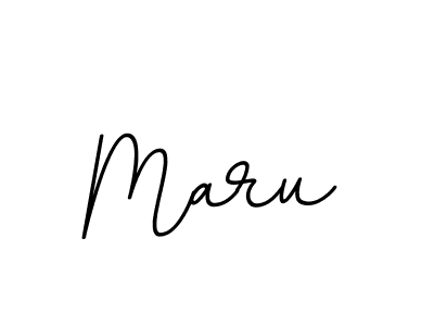 Make a beautiful signature design for name Maru. With this signature (BallpointsItalic-DORy9) style, you can create a handwritten signature for free. Maru signature style 11 images and pictures png