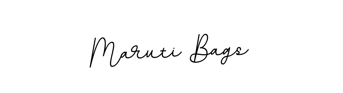 How to make Maruti Bags name signature. Use BallpointsItalic-DORy9 style for creating short signs online. This is the latest handwritten sign. Maruti Bags signature style 11 images and pictures png