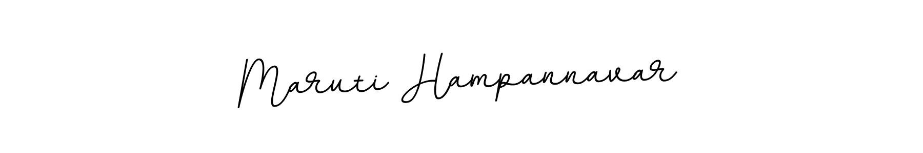 Use a signature maker to create a handwritten signature online. With this signature software, you can design (BallpointsItalic-DORy9) your own signature for name Maruti Hampannavar. Maruti Hampannavar signature style 11 images and pictures png