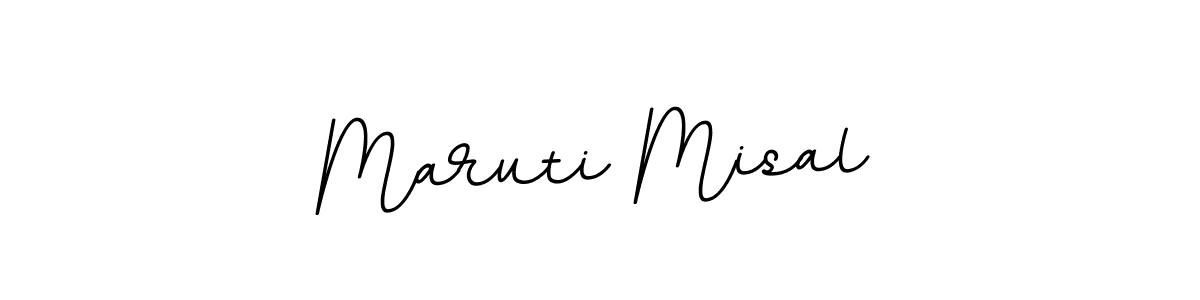 Make a beautiful signature design for name Maruti Misal. With this signature (BallpointsItalic-DORy9) style, you can create a handwritten signature for free. Maruti Misal signature style 11 images and pictures png