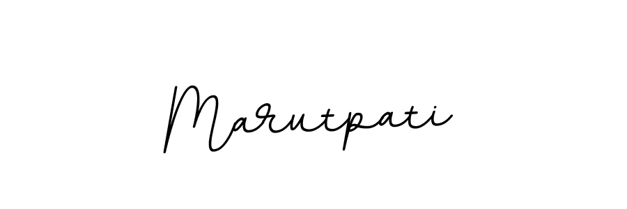 Design your own signature with our free online signature maker. With this signature software, you can create a handwritten (BallpointsItalic-DORy9) signature for name Marutpati. Marutpati signature style 11 images and pictures png