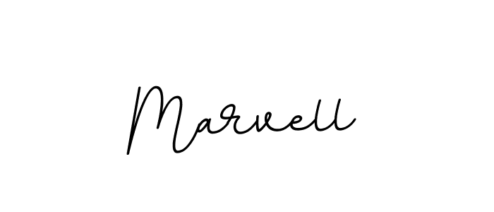 Use a signature maker to create a handwritten signature online. With this signature software, you can design (BallpointsItalic-DORy9) your own signature for name Marvell. Marvell signature style 11 images and pictures png