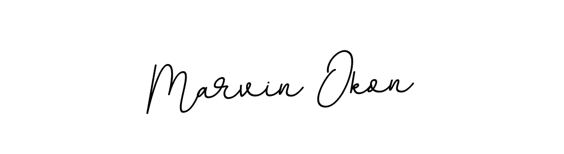 BallpointsItalic-DORy9 is a professional signature style that is perfect for those who want to add a touch of class to their signature. It is also a great choice for those who want to make their signature more unique. Get Marvin Okon name to fancy signature for free. Marvin Okon signature style 11 images and pictures png