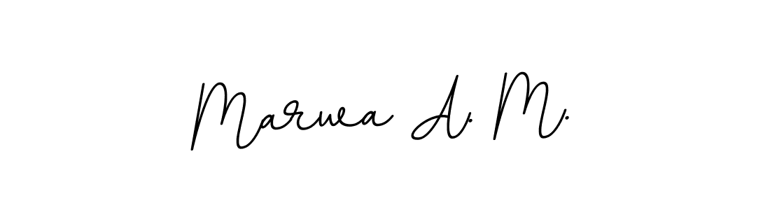 Here are the top 10 professional signature styles for the name Marwa A. M.. These are the best autograph styles you can use for your name. Marwa A. M. signature style 11 images and pictures png