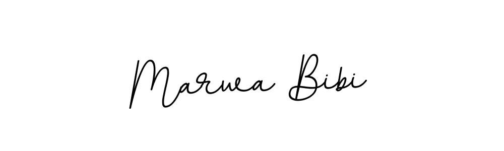 if you are searching for the best signature style for your name Marwa Bibi. so please give up your signature search. here we have designed multiple signature styles  using BallpointsItalic-DORy9. Marwa Bibi signature style 11 images and pictures png