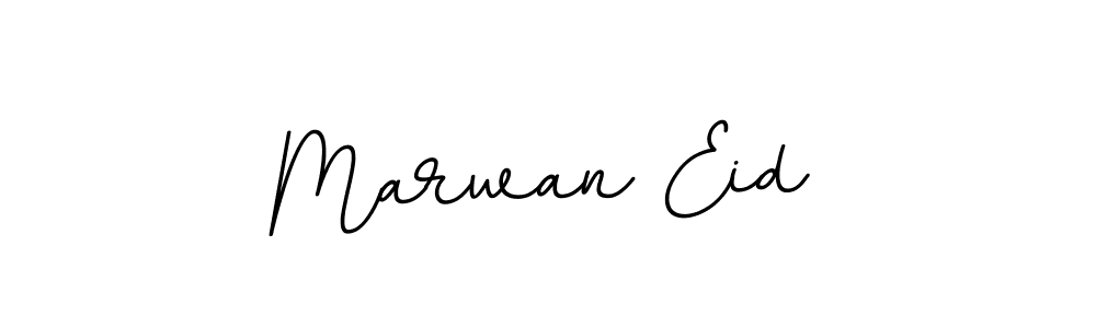 Make a beautiful signature design for name Marwan Eid. With this signature (BallpointsItalic-DORy9) style, you can create a handwritten signature for free. Marwan Eid signature style 11 images and pictures png