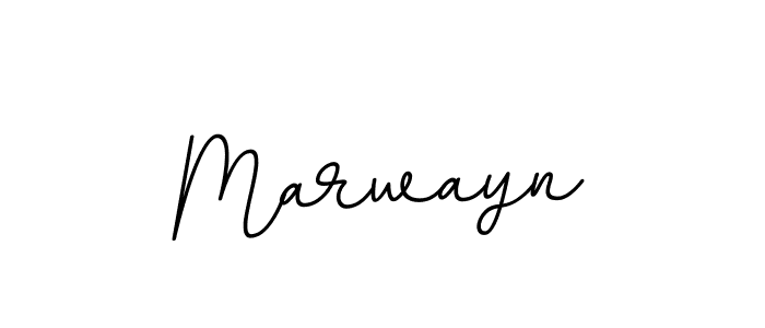 Create a beautiful signature design for name Marwayn. With this signature (BallpointsItalic-DORy9) fonts, you can make a handwritten signature for free. Marwayn signature style 11 images and pictures png