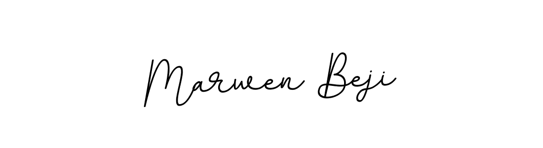 How to make Marwen Beji signature? BallpointsItalic-DORy9 is a professional autograph style. Create handwritten signature for Marwen Beji name. Marwen Beji signature style 11 images and pictures png