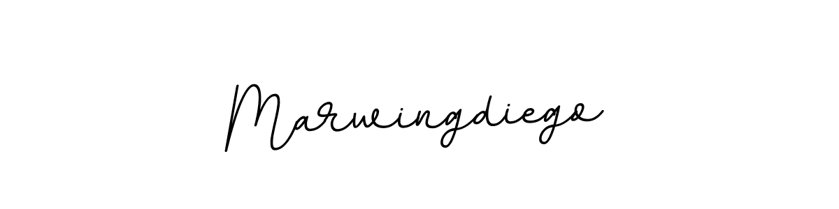 if you are searching for the best signature style for your name Marwingdiego. so please give up your signature search. here we have designed multiple signature styles  using BallpointsItalic-DORy9. Marwingdiego signature style 11 images and pictures png
