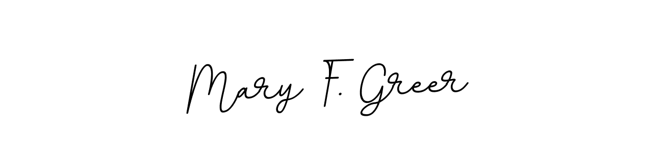 This is the best signature style for the Mary F. Greer name. Also you like these signature font (BallpointsItalic-DORy9). Mix name signature. Mary F. Greer signature style 11 images and pictures png