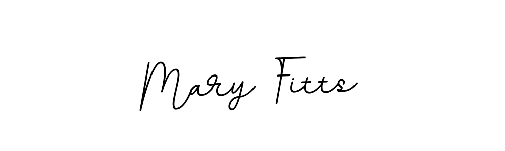 Mary Fitts stylish signature style. Best Handwritten Sign (BallpointsItalic-DORy9) for my name. Handwritten Signature Collection Ideas for my name Mary Fitts. Mary Fitts signature style 11 images and pictures png