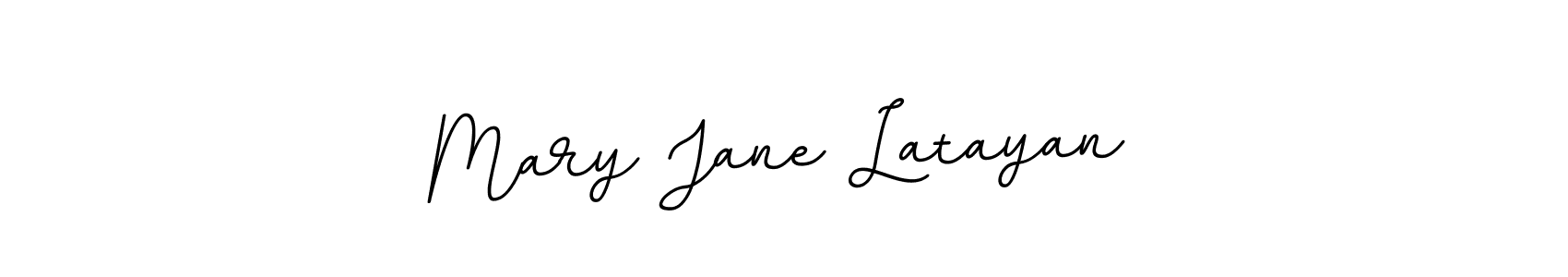 It looks lik you need a new signature style for name Mary Jane Latayan. Design unique handwritten (BallpointsItalic-DORy9) signature with our free signature maker in just a few clicks. Mary Jane Latayan signature style 11 images and pictures png