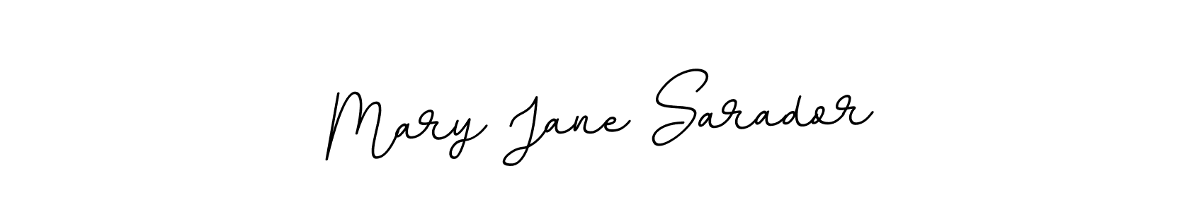 Create a beautiful signature design for name Mary Jane Sarador. With this signature (BallpointsItalic-DORy9) fonts, you can make a handwritten signature for free. Mary Jane Sarador signature style 11 images and pictures png