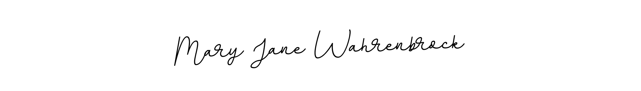 You should practise on your own different ways (BallpointsItalic-DORy9) to write your name (Mary Jane Wahrenbrock) in signature. don't let someone else do it for you. Mary Jane Wahrenbrock signature style 11 images and pictures png