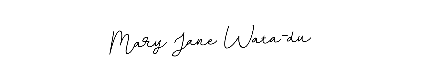 if you are searching for the best signature style for your name Mary Jane Wata-du. so please give up your signature search. here we have designed multiple signature styles  using BallpointsItalic-DORy9. Mary Jane Wata-du signature style 11 images and pictures png